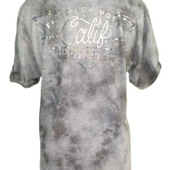 Affliction Gray Cut Out Y2K T-Shirt - Picture 3 of 6